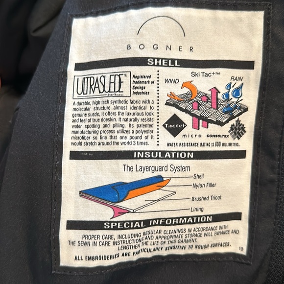 Bogner mens ultrasuede vintage ski suit - Picture 6 of 6